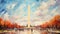Monumental Dreams: Impressionistic Portrait of the Washington Monument