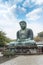 Monumental famous bronze statue of the great buddha & x28;Daibutsu& x29;