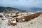 Monumental god heads on mount Nemrut