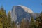Monumental Half Dome in Yosemite National Park in California