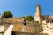 Monumental staircase, statue of d Artagnan and Armagnac Tower, Auch