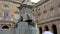 Monumental statue dedicated to Giacomo Leopardi in Recanati