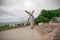 Monumento da Cruz Caida in Bahia, Salvador - Brazil.