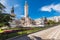 monuments,landmarks and architecture on streets of Cadiz,Spain