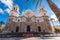 monuments,landmarks and architecture on streets of Cadiz,Spain