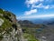 Monviso - Wild mountain goat (alpine chamois) in Grana Valley near mountain summit Monte Viso