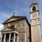 MONZA, ITALY/EUROPE - OCTOBER 28 : Facade of the Church of St Ge