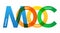 MOOC colorful overlapping letters banner