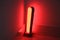 Mood light for home decor. Smart lamp made at home emitting red color