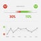 Mood meter with infographic graph