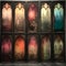 Moody Gothic Stained Glass Windows In Atmospheric Landscapes