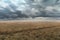 Moody Skies Over Rustic Farmland, Generative AI