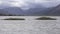 Moody sky over mountain range and Loch Etive in Scotland ,UK