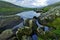 Moody Snowdonia reflected in Peaceful Llyn Mymbyr Snowdonia