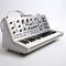 Moog Mutta 3d Model: White Background Synthesizer With Pop Art Sensibilities