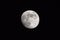 The moon in 93% of illuminated or visible light