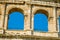 Moon in Arch of Colosseo in Rome