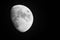 The Moon is an astronomical body that orbits planet Earth, being Earth`s only permanent natural satellite