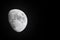 The Moon is an astronomical body that orbits planet Earth, being Earth`s only permanent natural satellite