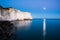 Moon beam over The Seven Sisters - Sussex, England