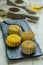 Moon Cakes Chinese baked pastry