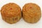 Moon cakes on white background