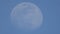 Moon closeup during daytime