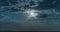 Moon and clouds at night