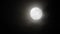 Moon with clouds in the night sky. Cloudy weather on a autumn night. Mysterious night sky with moon. Spooky night and mystery. Dr