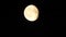 Moon with clouds in the night sky. Cloudy weather on a autumn night. Mysterious night sky with moon. Spooky night and mystery. Dr