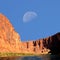 Moon and The Colorado River