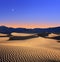 Moon And Dunes