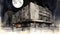 Moon Ink Painting Of Abandoned 42nd St-port Authority Bus Terminal