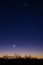 Moon, Jupiter, Venus and a comet