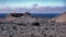 Moon-like volcanic landscape in the heart of the fire mountains of Lanzarote