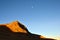 Moon in the morning sky Nevada de Toluca Parque Nacional