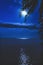 Moon Night Reflection Blue Water Moorea Tahiti