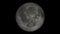 Moon Phases - Northern Hemisphere time-lapse rendered video, moon rotation
