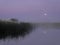Moon reflection in river Olney Bucks