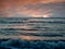 Moon Rising over Atlantic Beach in North Carolina