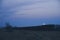 Moon Rising Over Train at Dusk, Julesburg Colorado