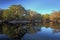 Moon set over the Suwannee River, north Florida