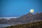 Moon Setting in Bolivia