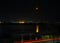 Moon setting over Pegwell Bay in Kent