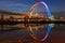 The moon shape bridge at New Taipei City, Taiwan