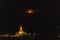 Moon shine above wat Phachonkeaw