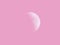 Moon, space background, pink trendy background color, science, moon travel,