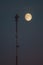 Moon and telecommunications tower