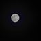 Moon Timelapse, Stock time lapse : Full moon rise in dark nature sky, night time. Full moon disk time lapse with moon light up in