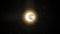 Moon to sun transition. Annular solar eclipse